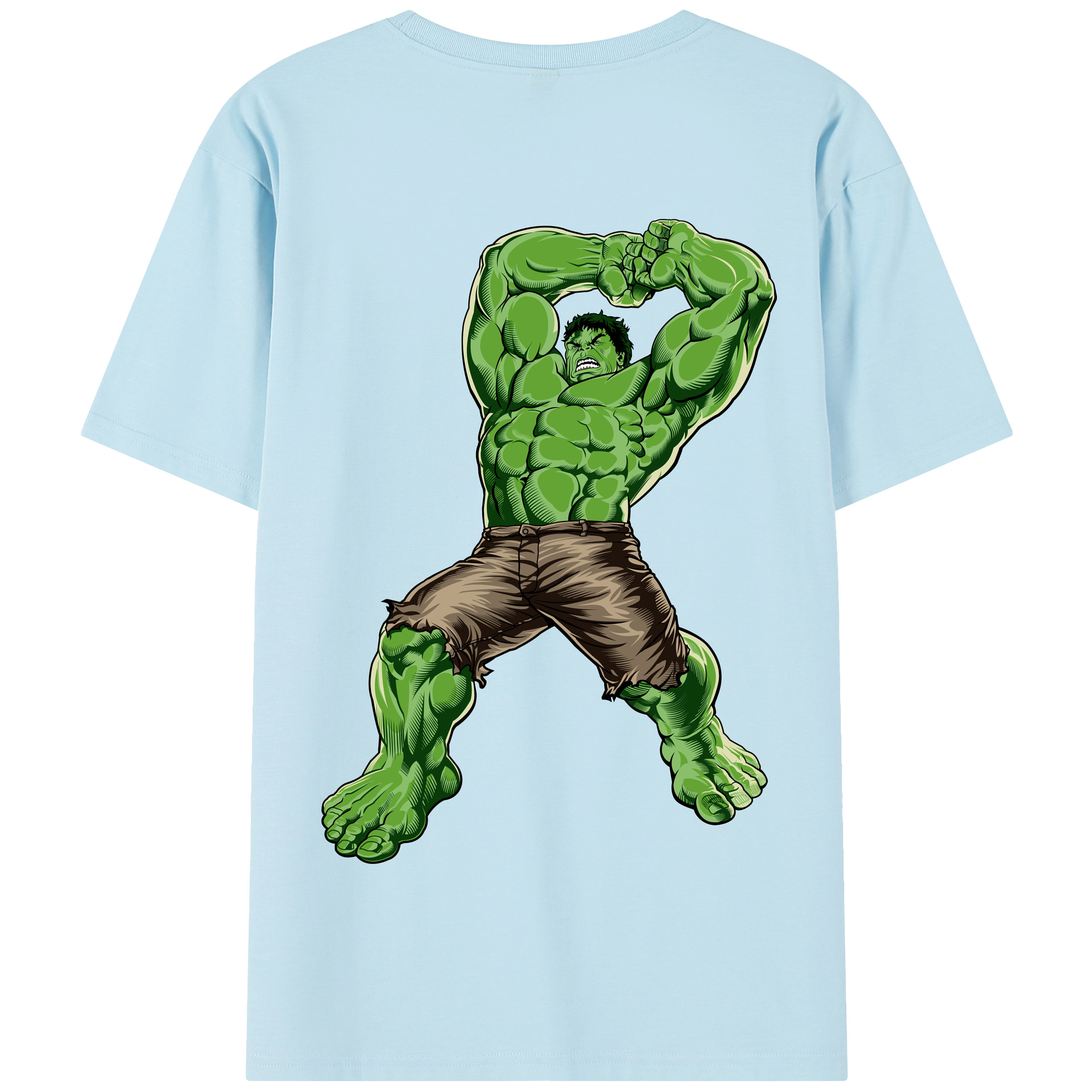 （画像用） アベンジャーズ The Avengers 綿100％半袖Tシャツ（背面プリント）